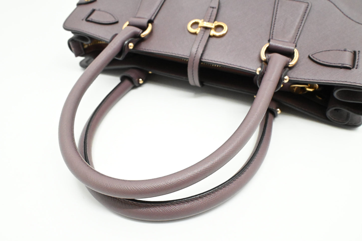 Ferragamo Handbag in Light Purple Leather