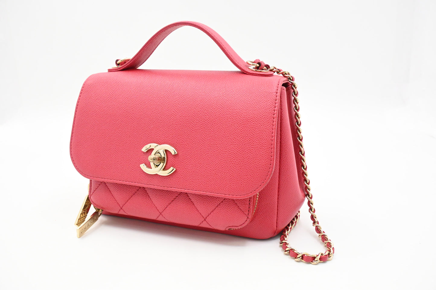 Chanel Small Business Affinity in Pink Caviar Leather