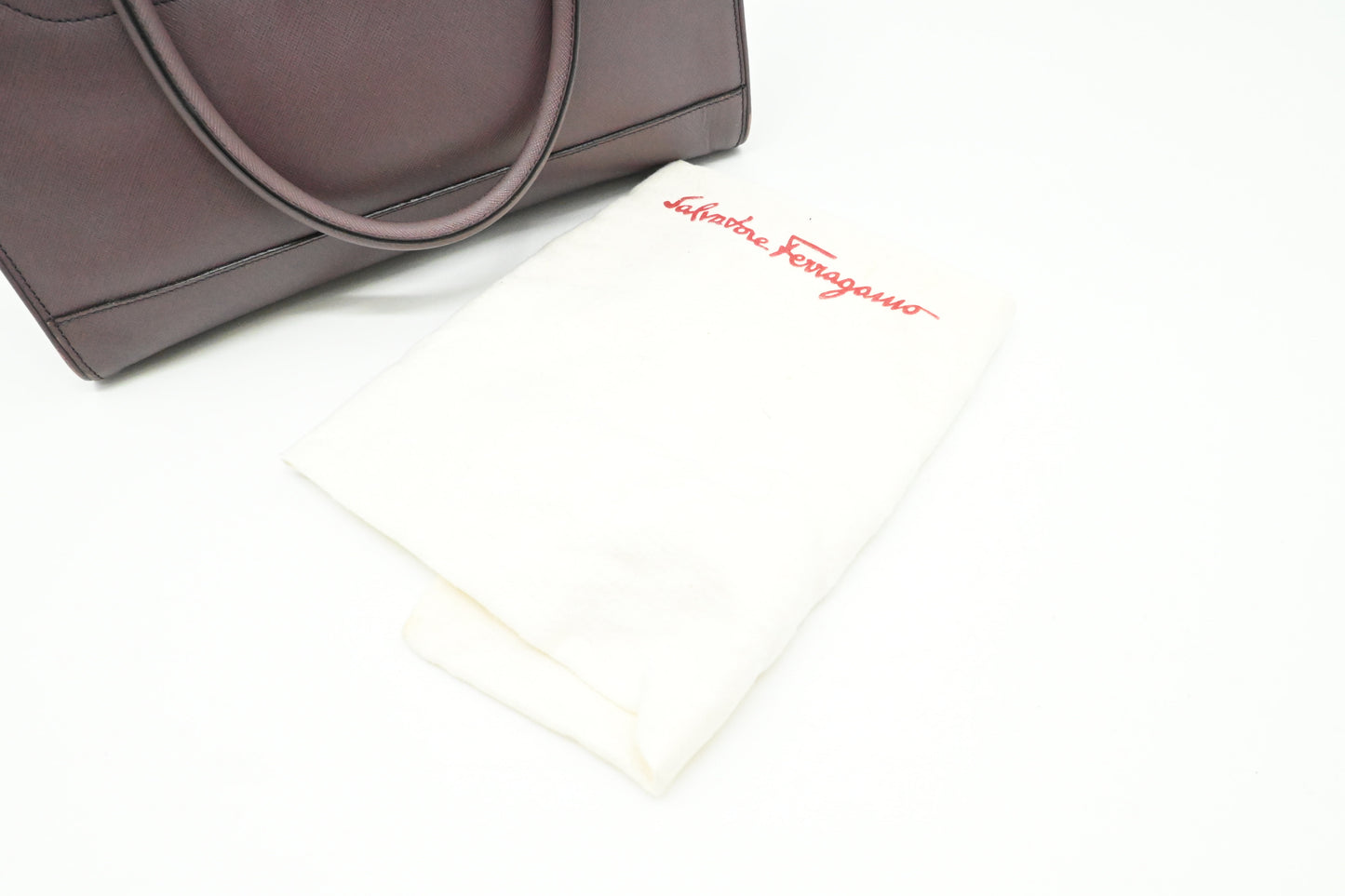 Ferragamo Handbag in Light Purple Leather