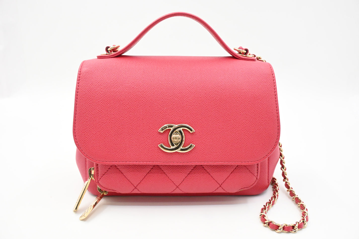Chanel Small Business Affinity in Pink Caviar Leather
