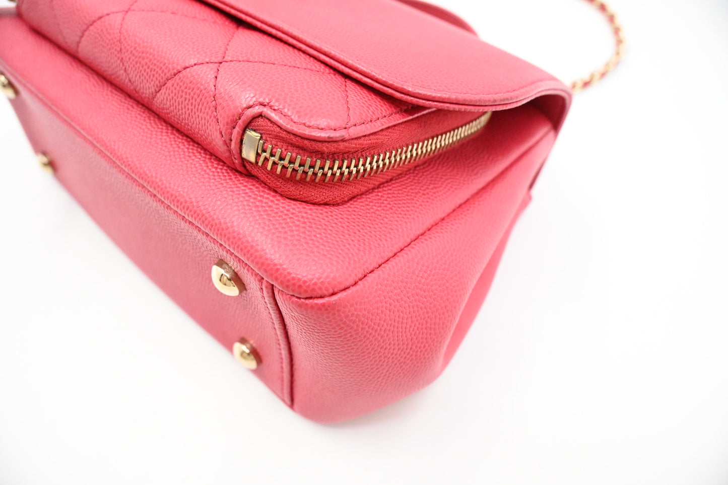 Chanel Small Business Affinity in Pink Caviar Leather
