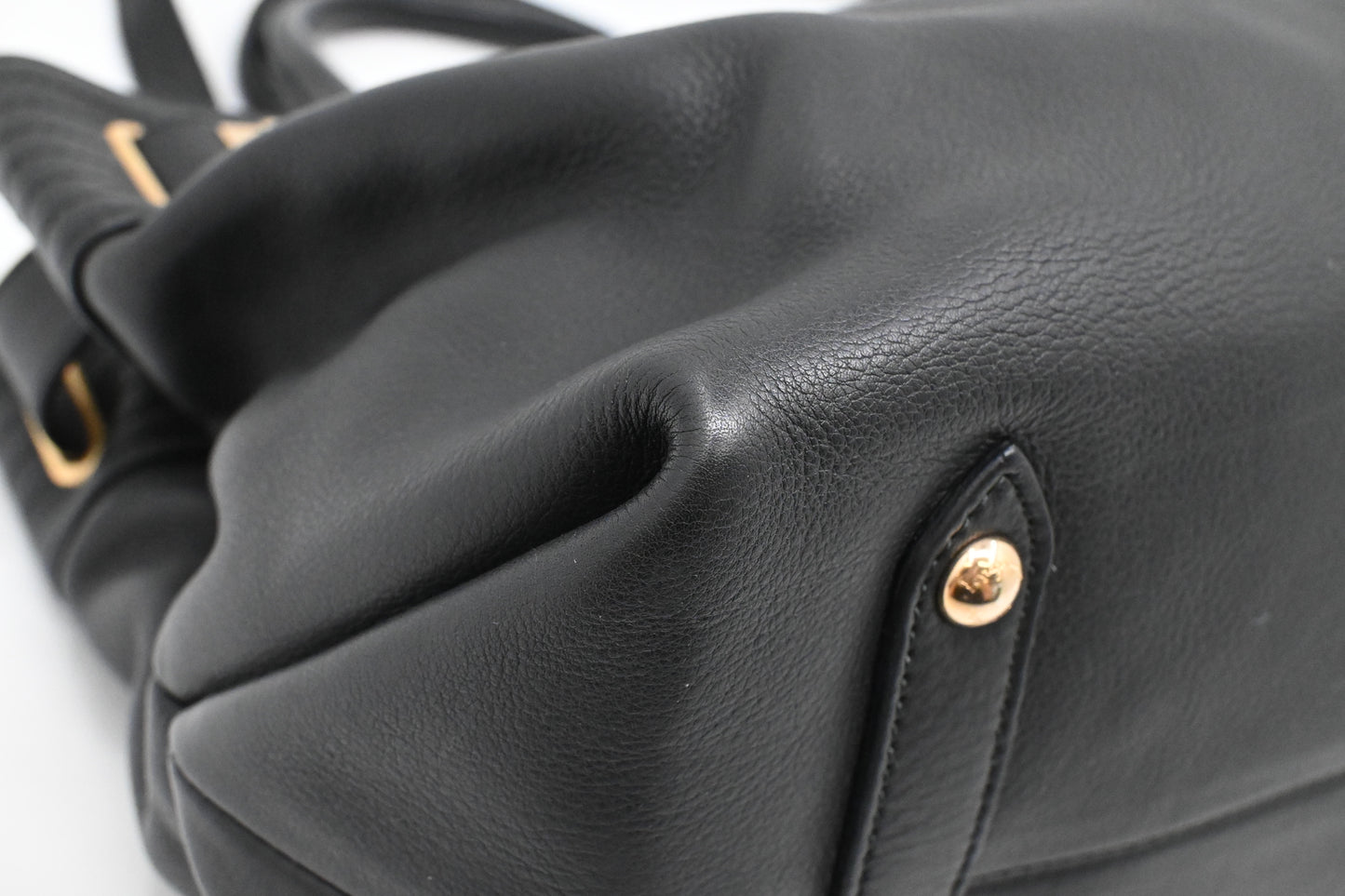 Ferragamo 2way Bag in Black Leather