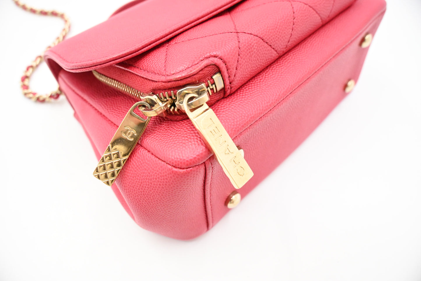 Chanel Small Business Affinity in Pink Caviar Leather