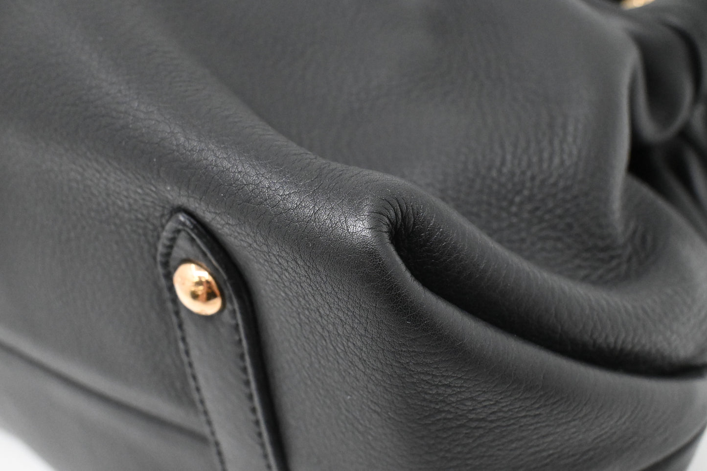 Ferragamo 2way Bag in Black Leather