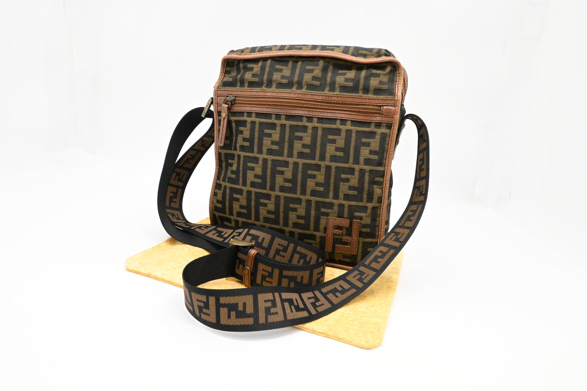 Fendi Crossbody in Zucca Canvas