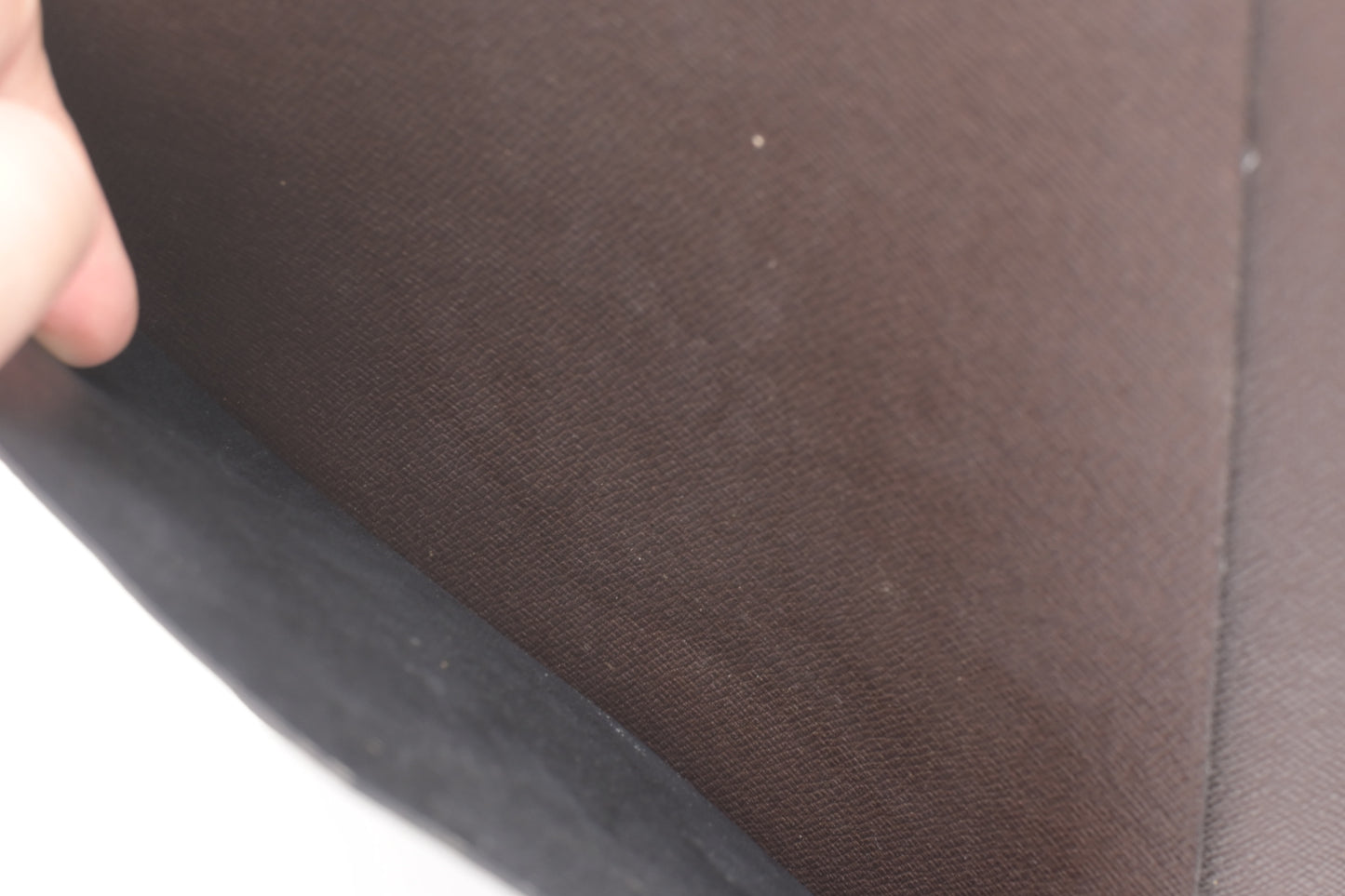 Louis Vuitton Agenda Cover in Damier Ebene Canvas