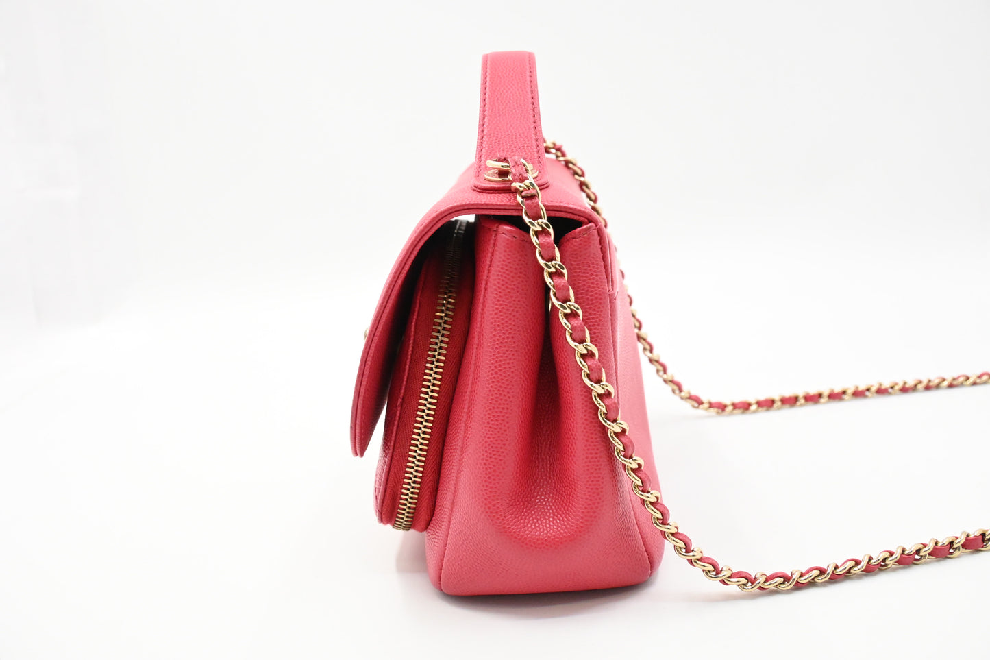 Chanel Small Business Affinity in Pink Caviar Leather