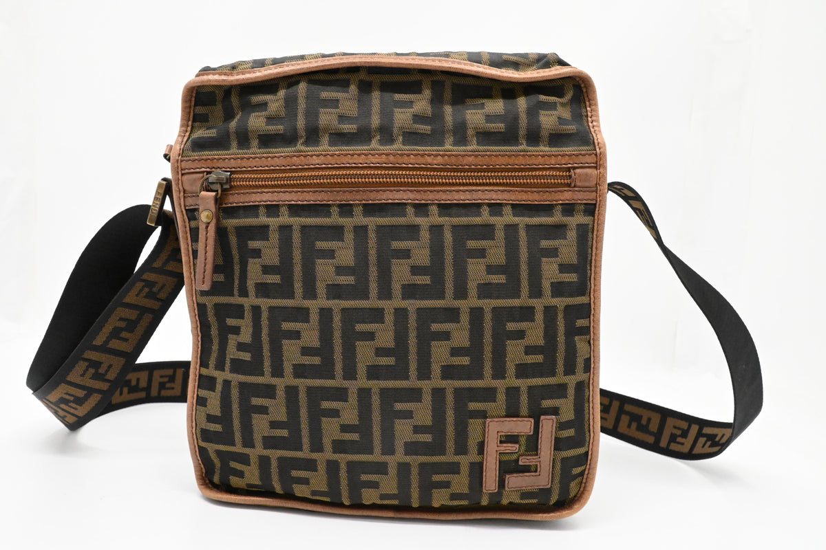 Fendi Crossbody in Zucca Canvas