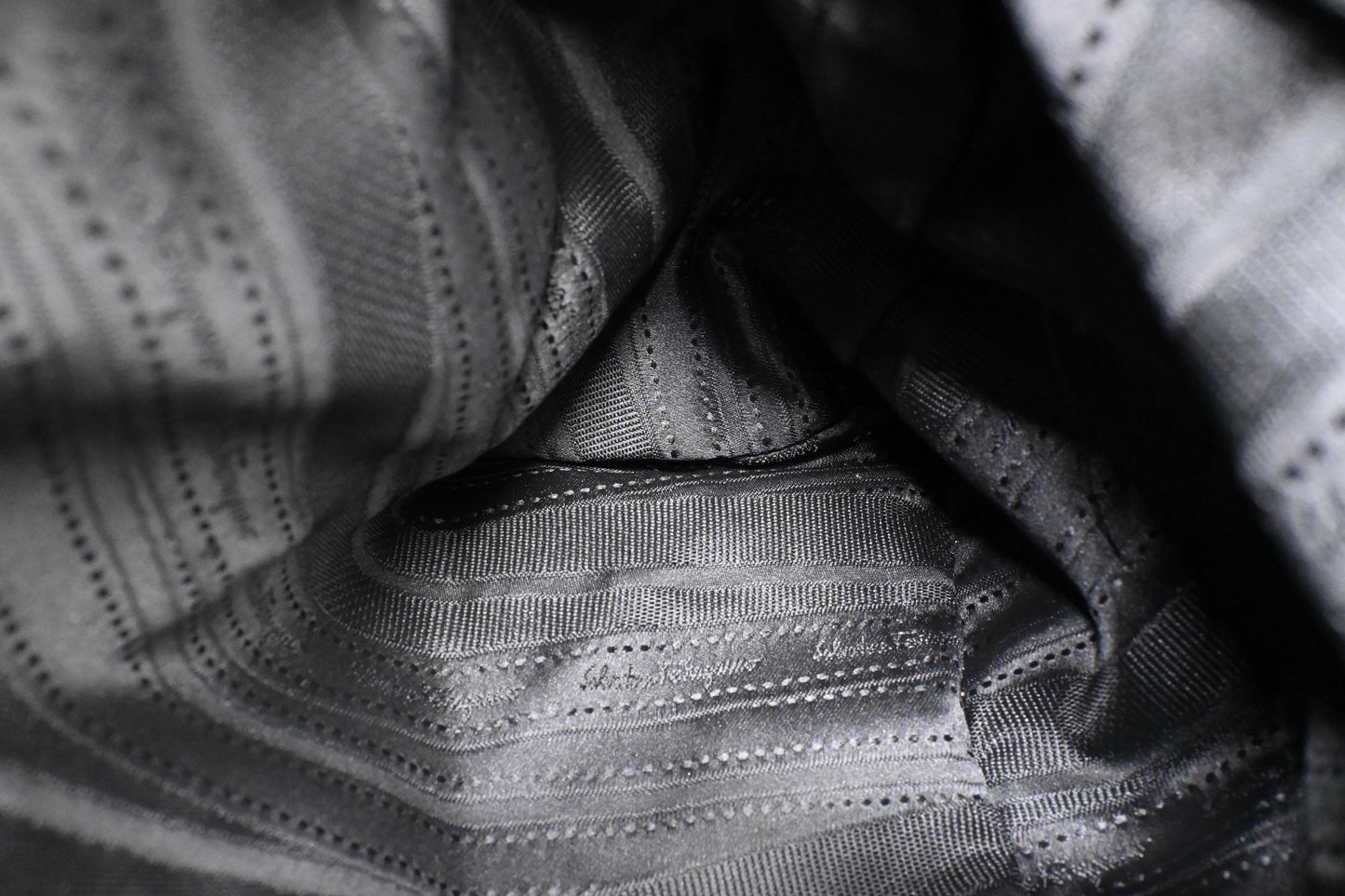 Ferragamo 2way Bag in Black Leather
