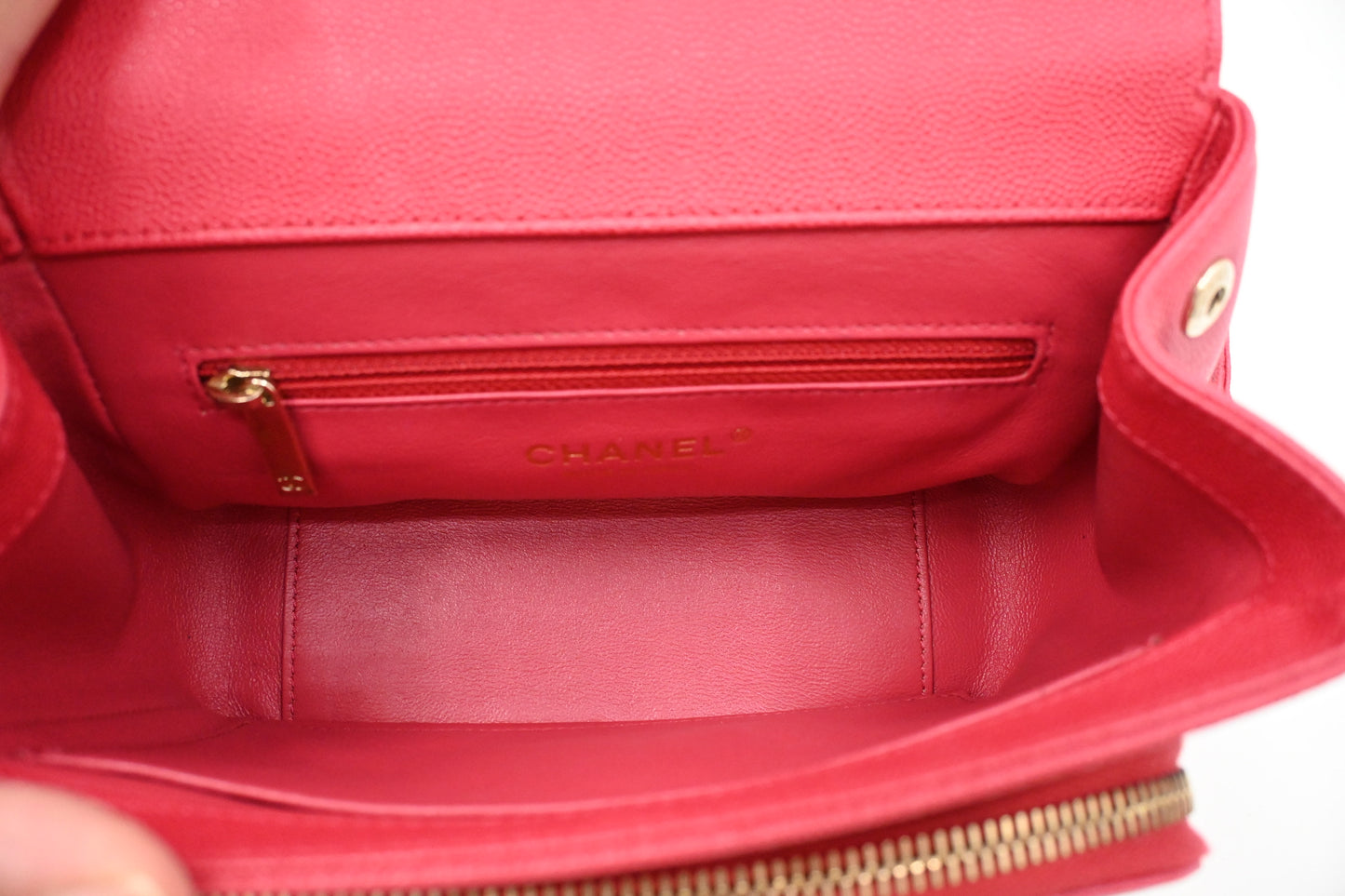 Chanel Small Business Affinity in Pink Caviar Leather