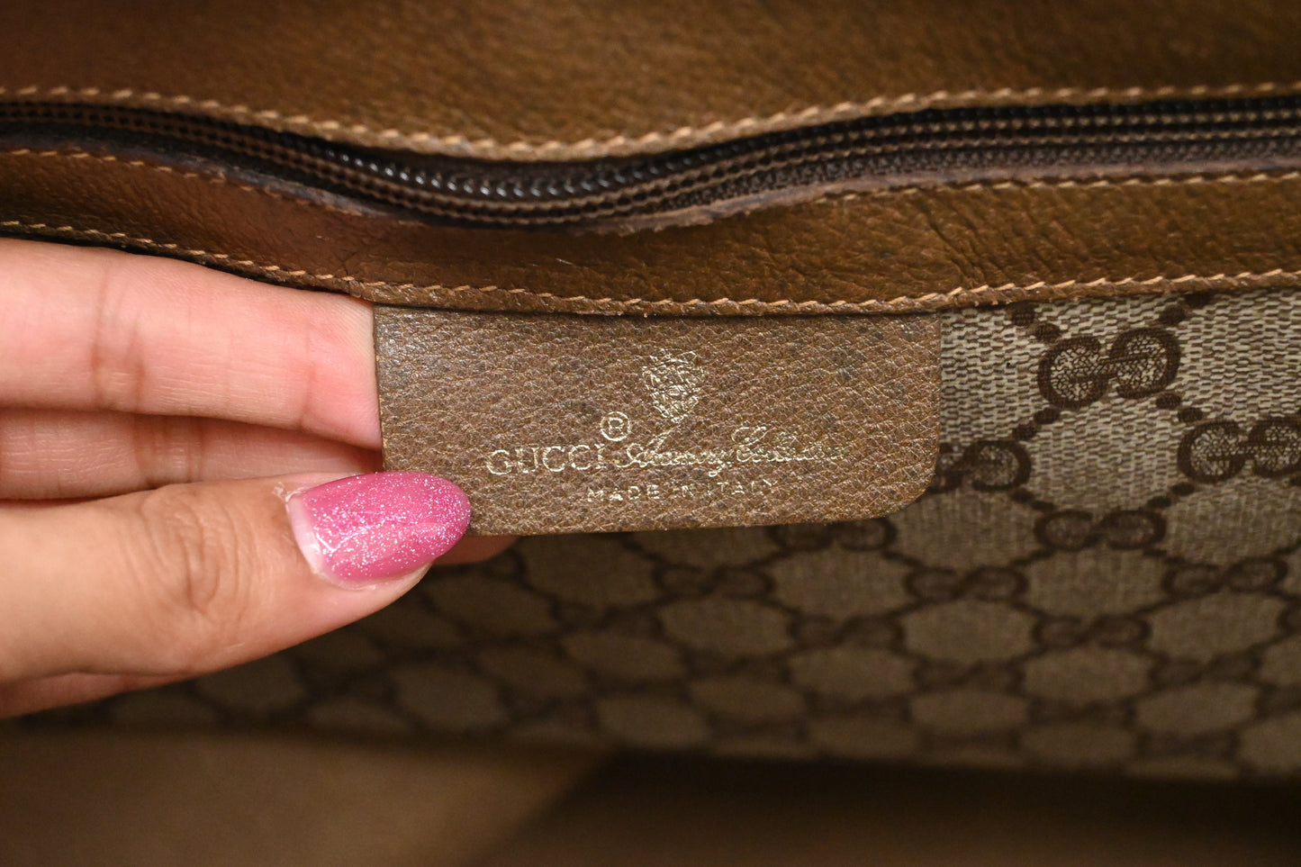 Gucci Travel Tote Bag in GG Supreme Canvas