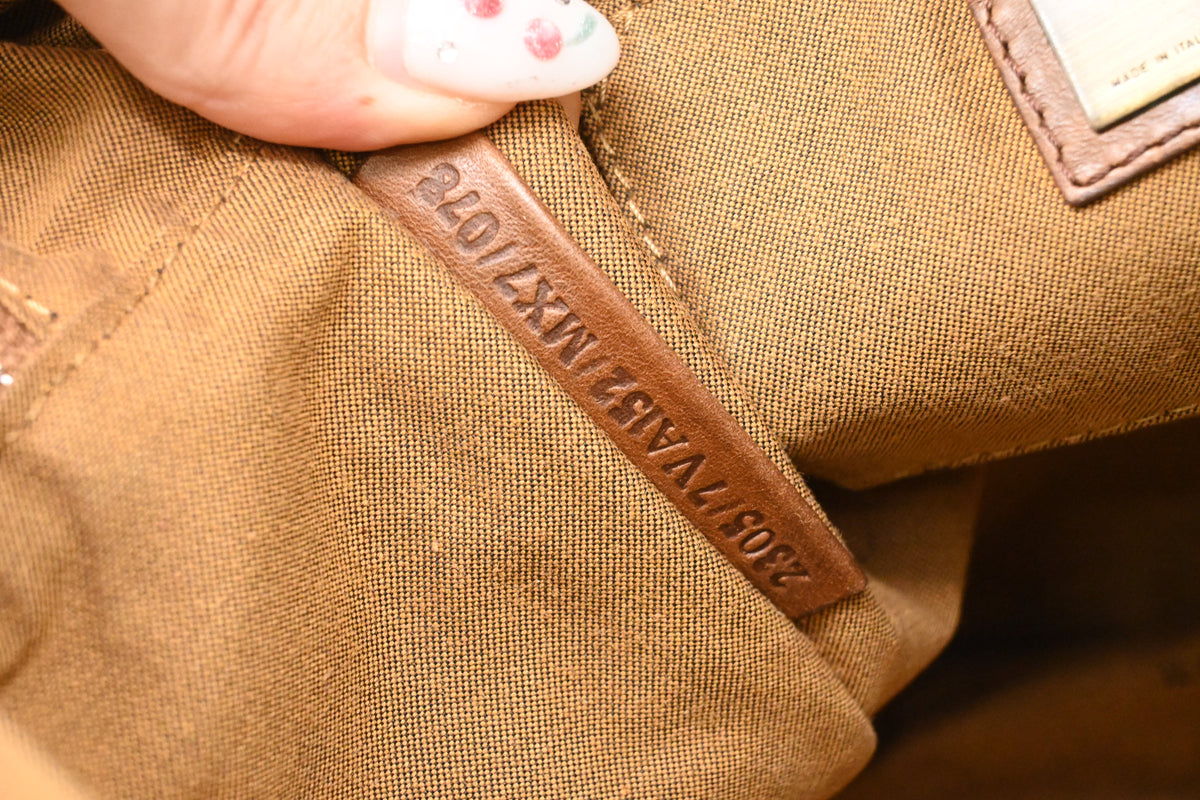Fendi Crossbody in Zucca Canvas