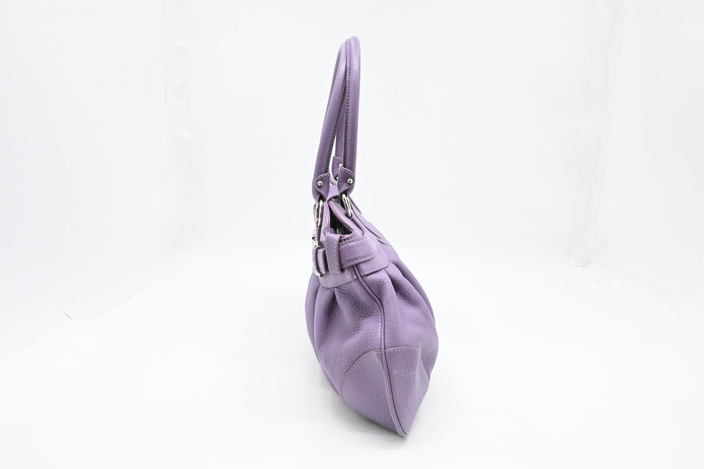 Ferragamo Marisa Handbag in Purple Leather