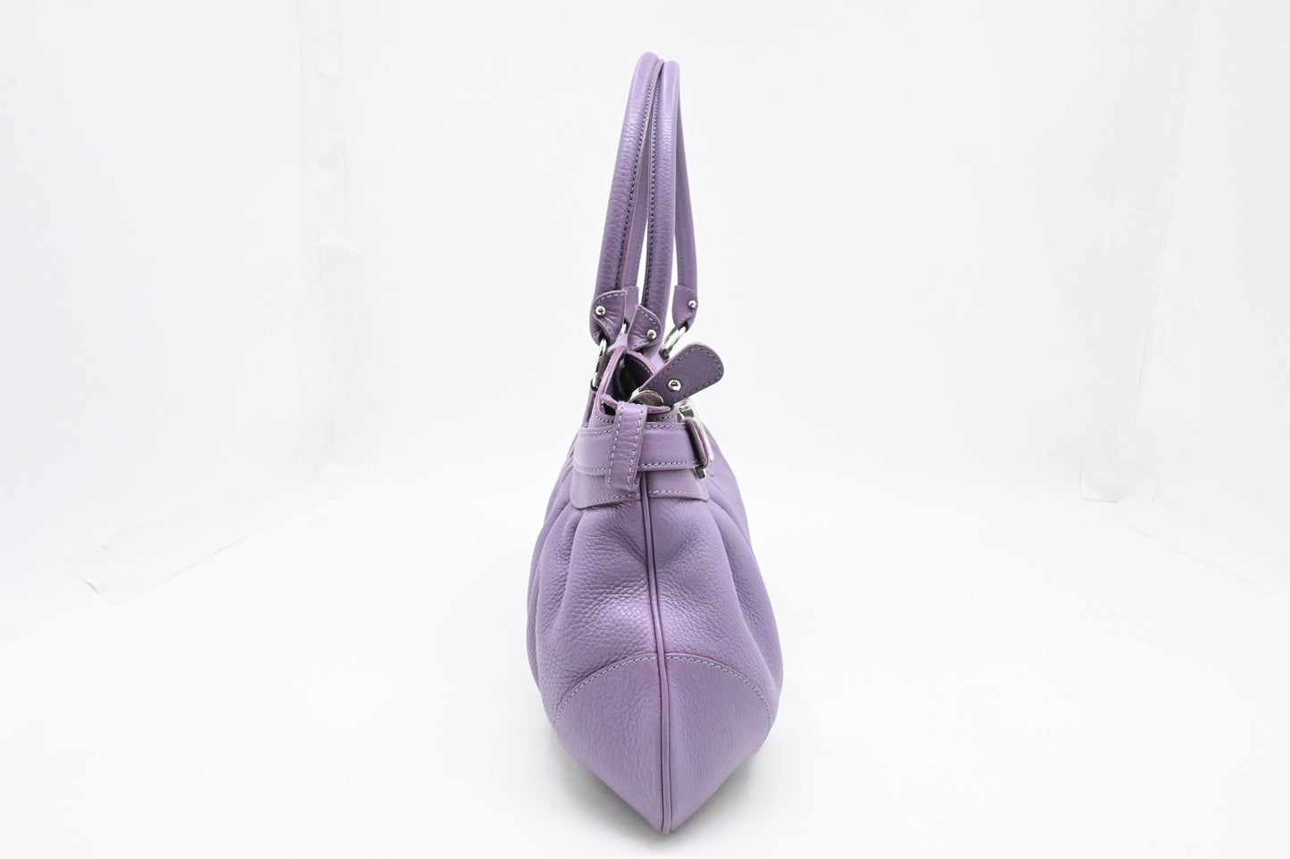 Ferragamo Marisa Handbag in Purple Leather