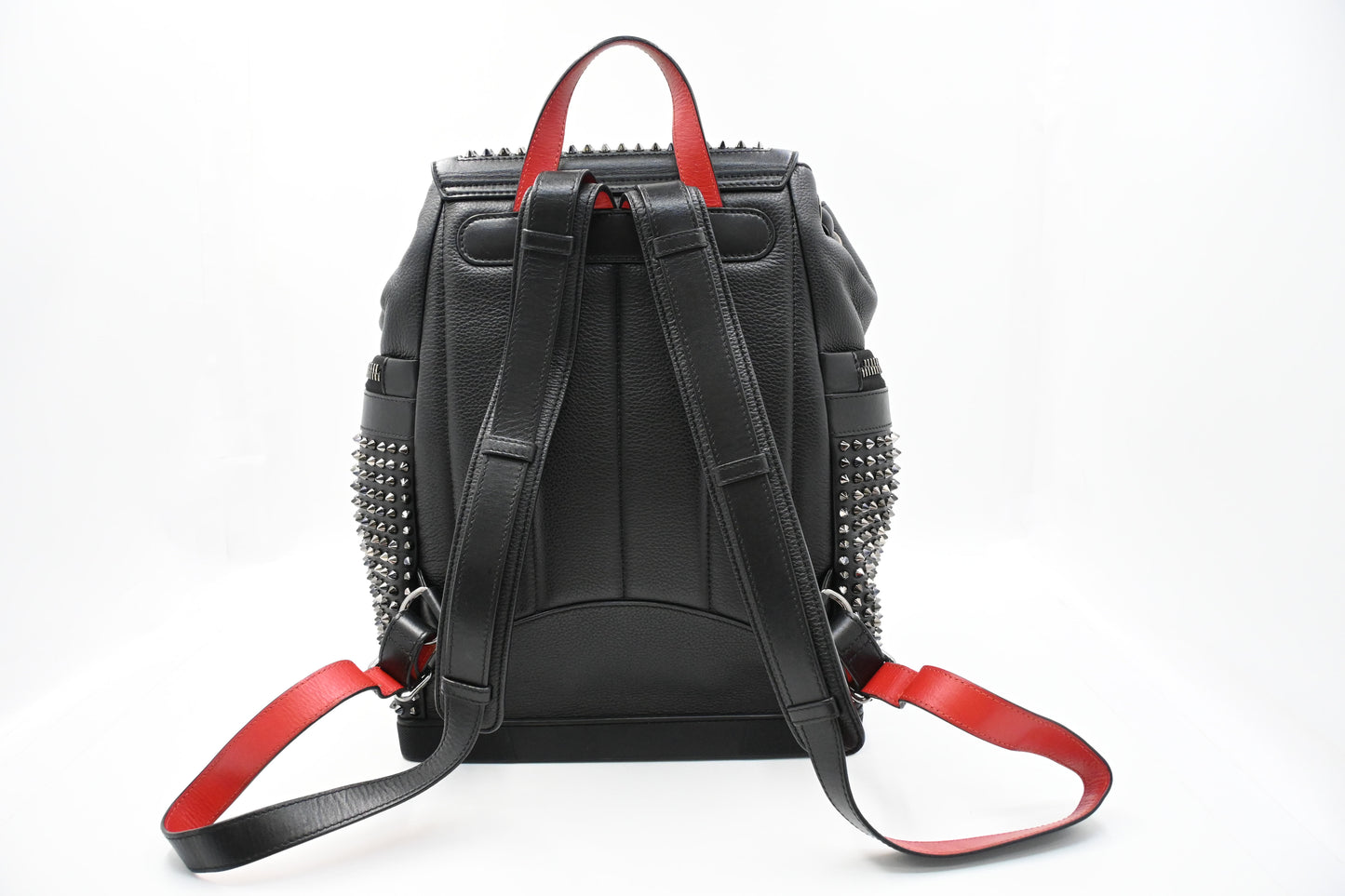 Louboutin Explorafunk Backpack in Black Studded Leather