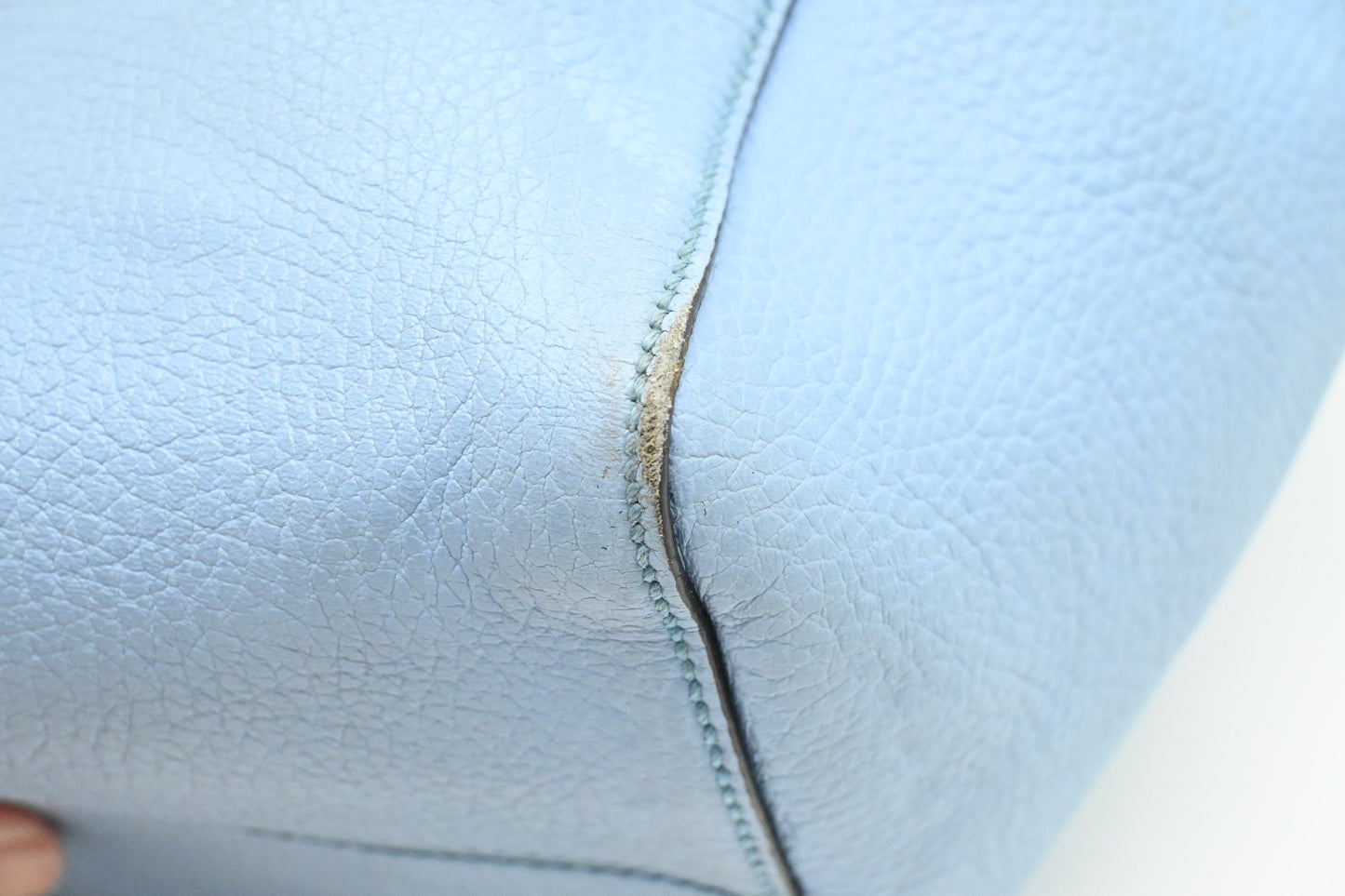 Gucci Swing Tote in Light Blue Leather