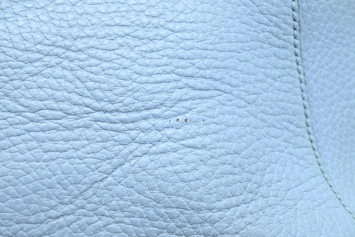 Gucci Swing Tote in Light Blue Leather