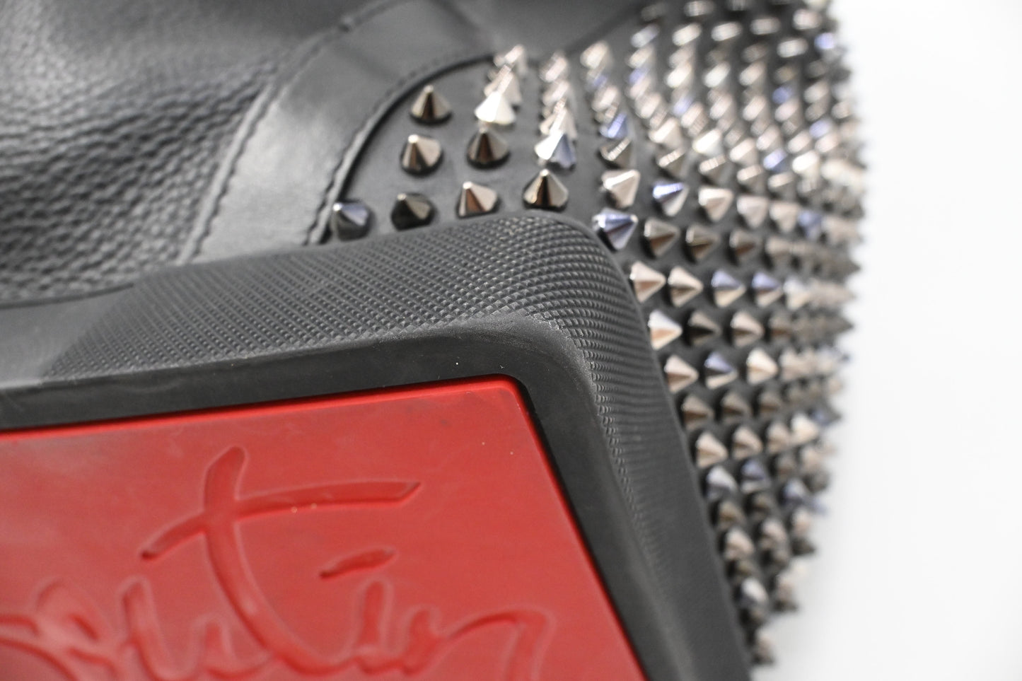Louboutin Explorafunk Backpack in Black Studded Leather