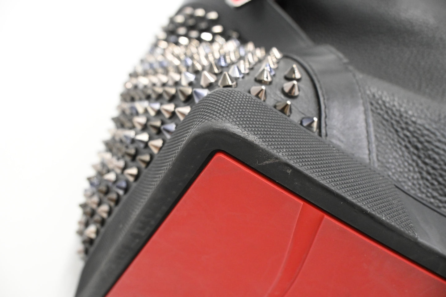 Louboutin Explorafunk Backpack in Black Studded Leather