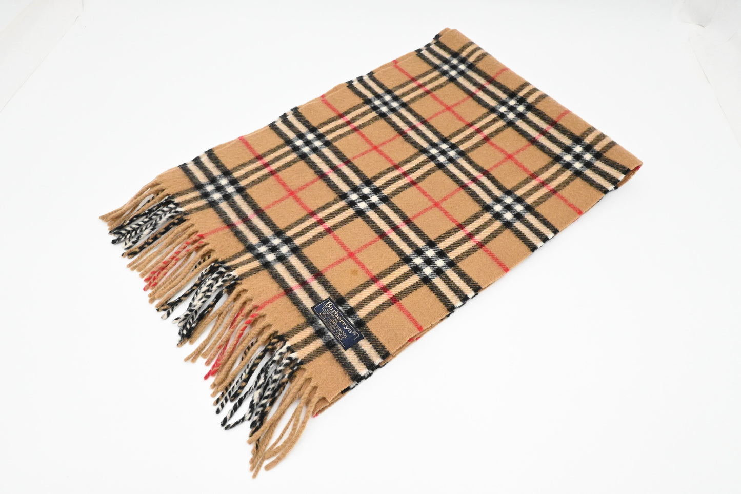 Burberry Scarf in Beige Lambswool