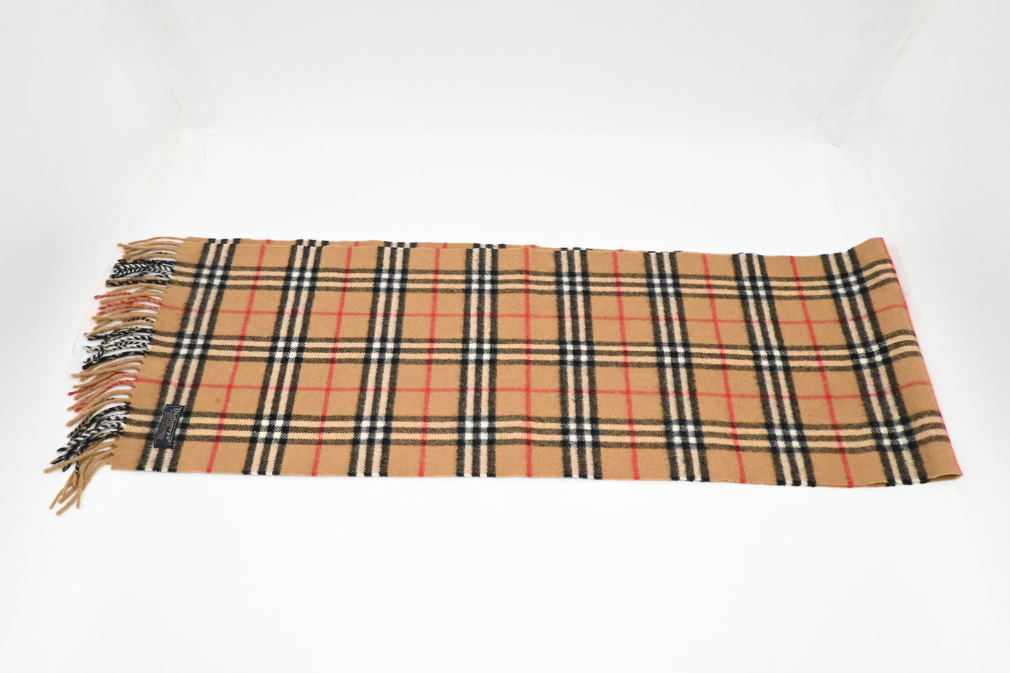 Burberry Scarf in Beige Lambswool