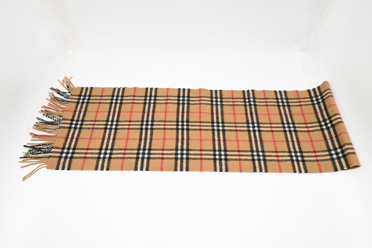 Burberry Scarf in Beige Lambswool
