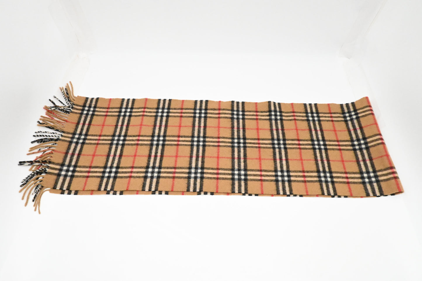 Burberry Scarf in Beige Lambswool