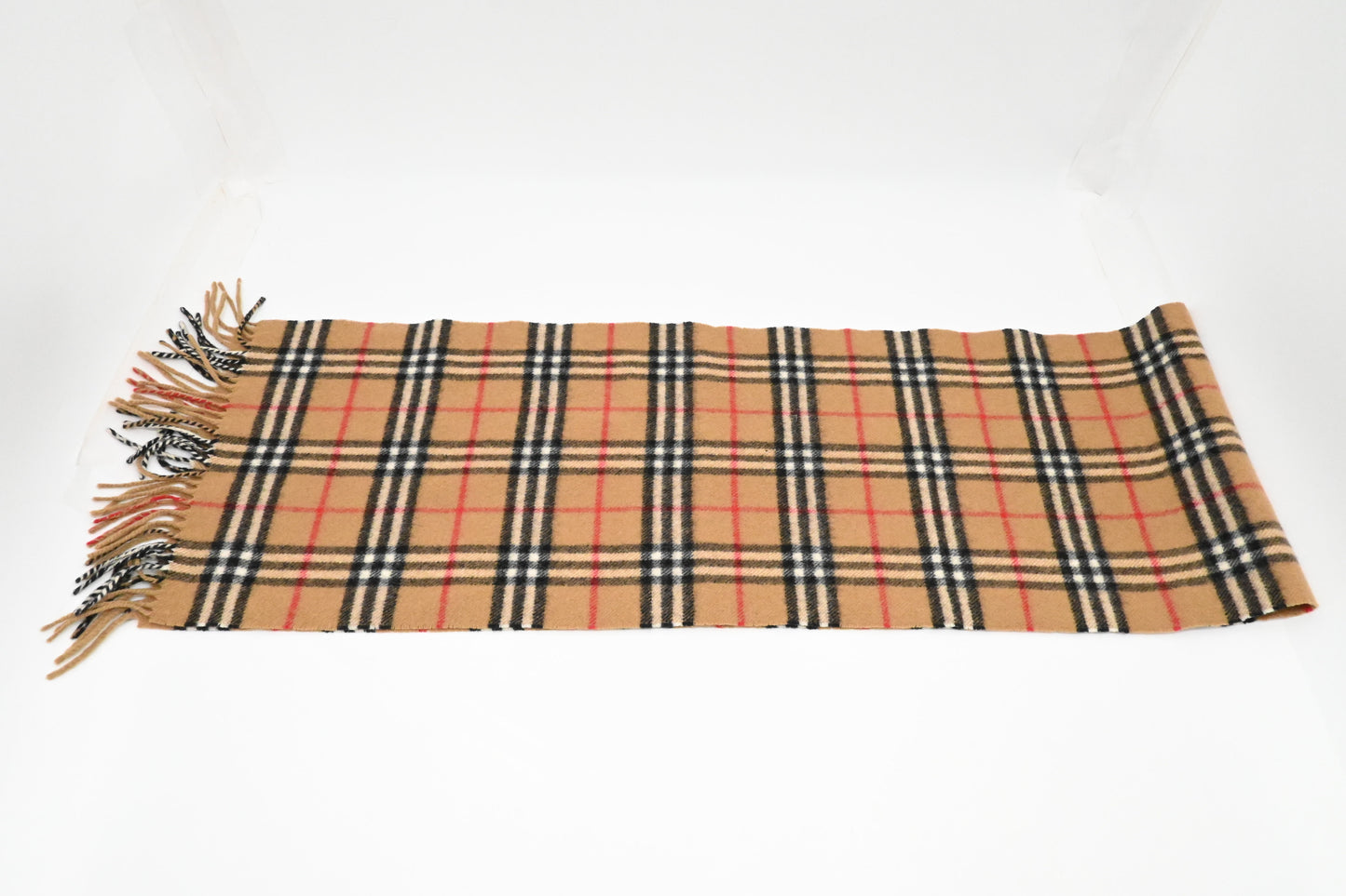 Burberry Scarf in Beige Lambswool