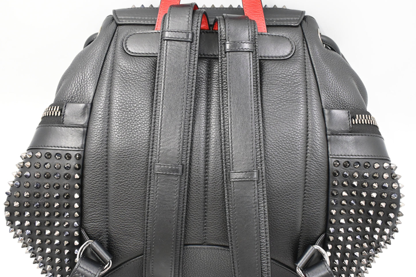 Louboutin Explorafunk Backpack in Black Studded Leather