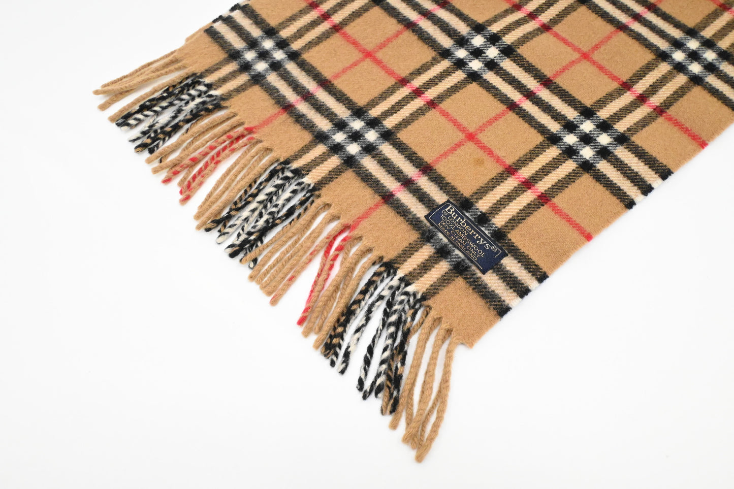 Burberry Scarf in Beige Lambswool