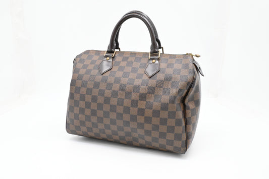 Louis Vuitton Speedy 30 in Damier Ebene Canvas