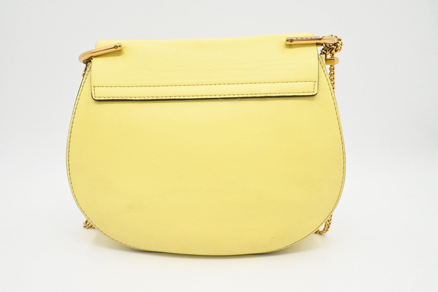 Chloe Drew Crossbody in Yellow Leather and Suede