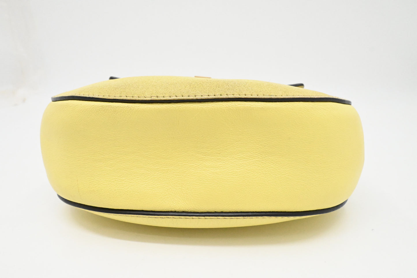 Chloe Drew Crossbody in Yellow Leather and Suede
