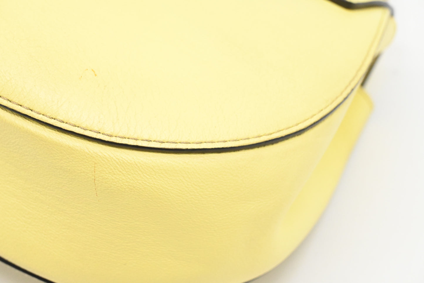 Chloe Drew Crossbody in Yellow Leather and Suede