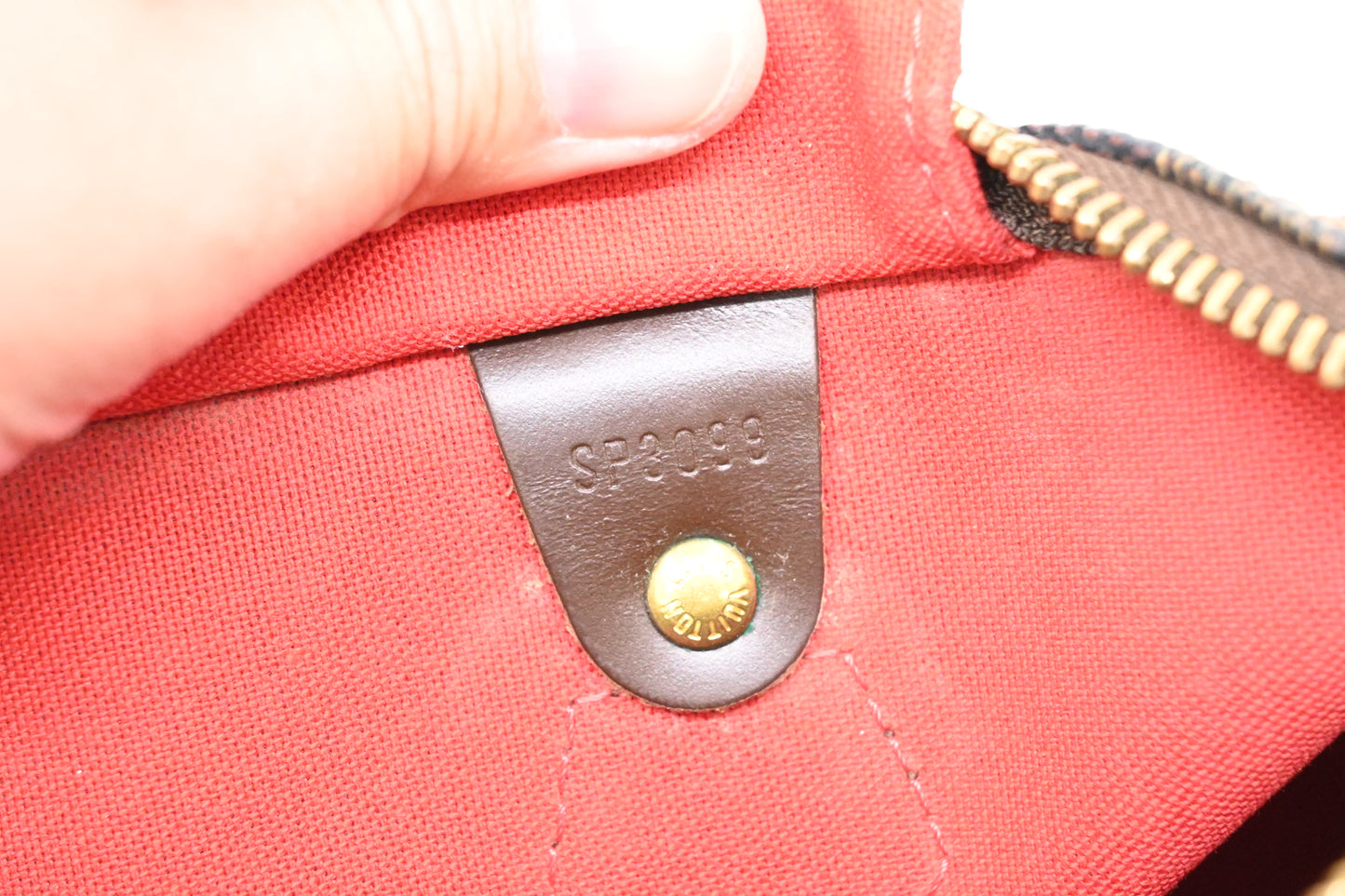 Louis Vuitton Speedy 30 in Damier Ebene Canvas