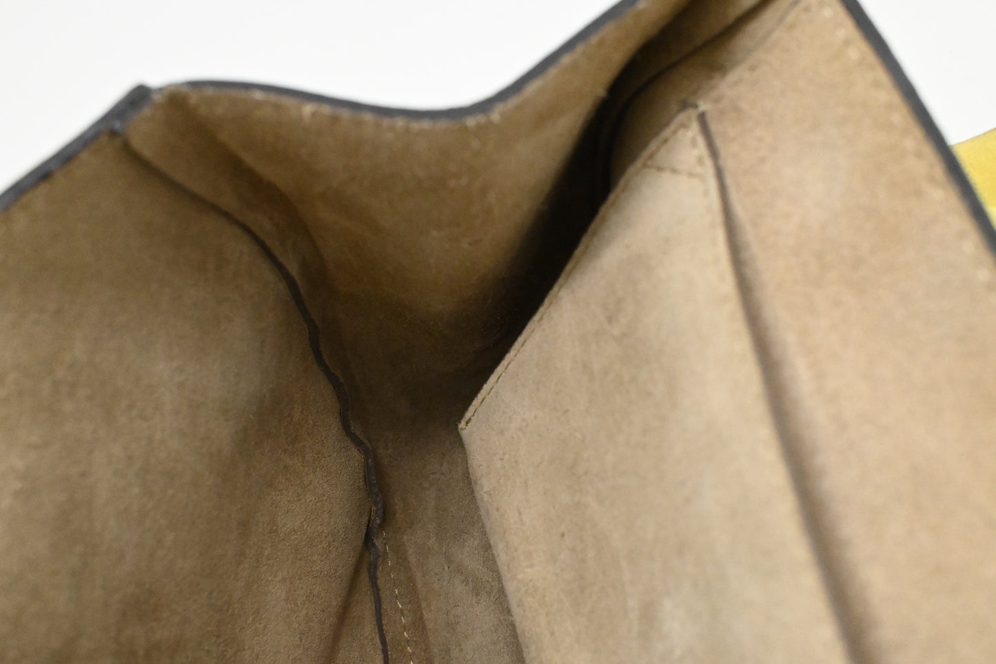 Chloe Drew Crossbody in Yellow Leather and Suede