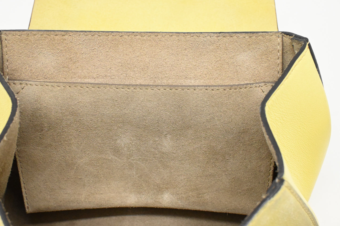 Chloe Drew Crossbody in Yellow Leather and Suede