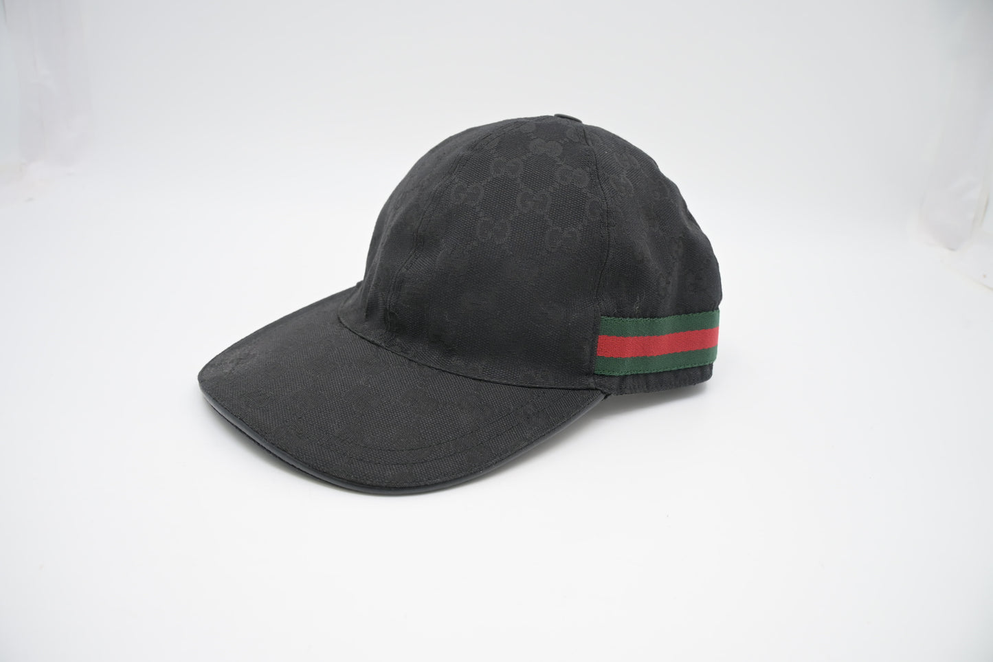 Gucci Cap in Black GG Canvas