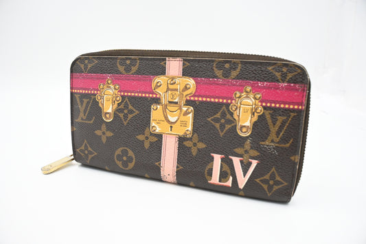 Louis Vuitton Long Zippy Wallet in Summer Trunks Monogram Canvas
