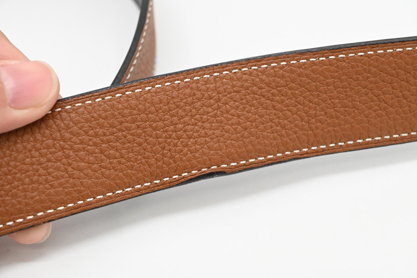 Hermes Reversible Constance Belt 90/34 in Brown Leather