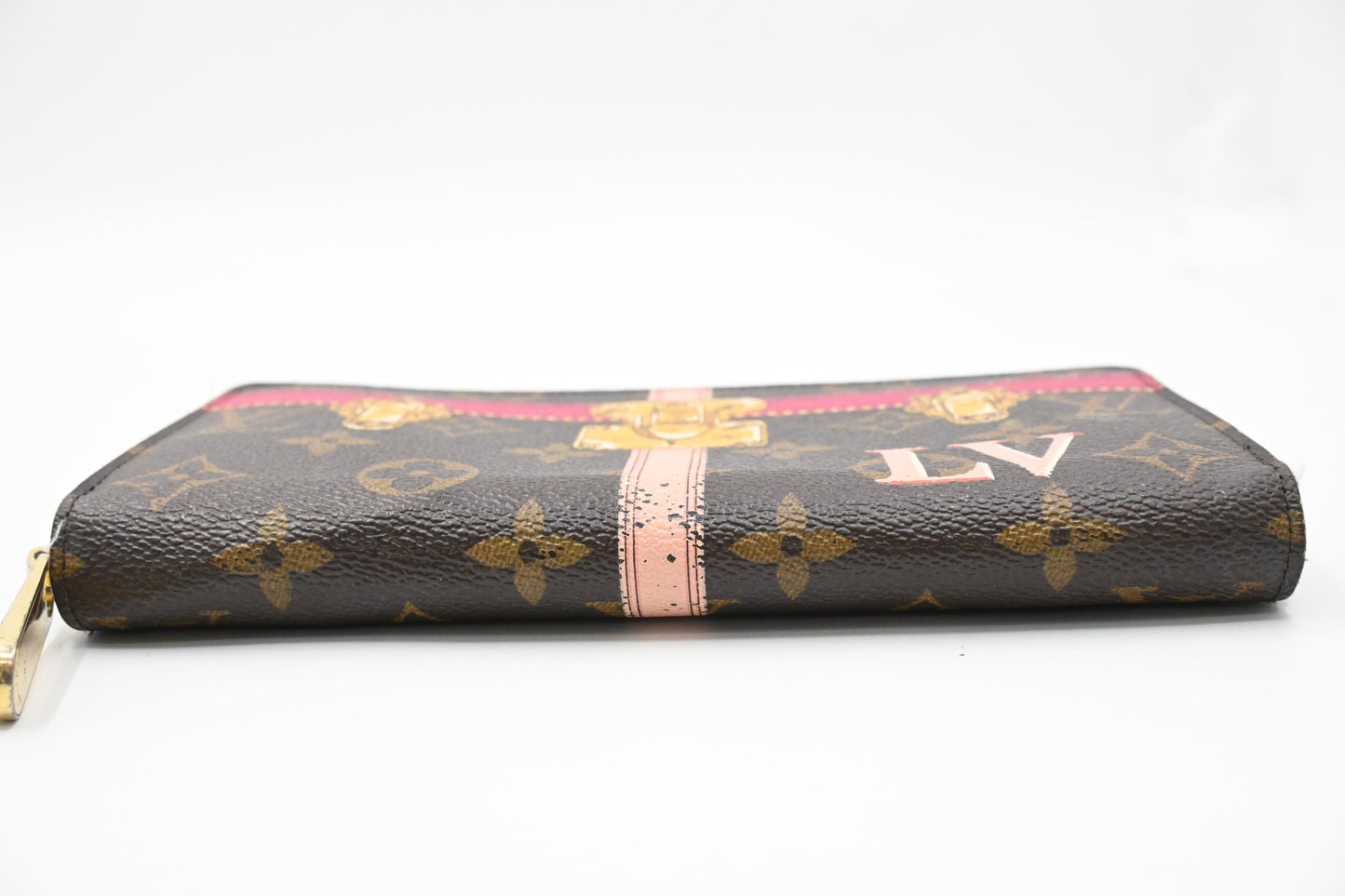 Louis Vuitton Long Zippy Wallet in Summer Trunks Monogram Canvas