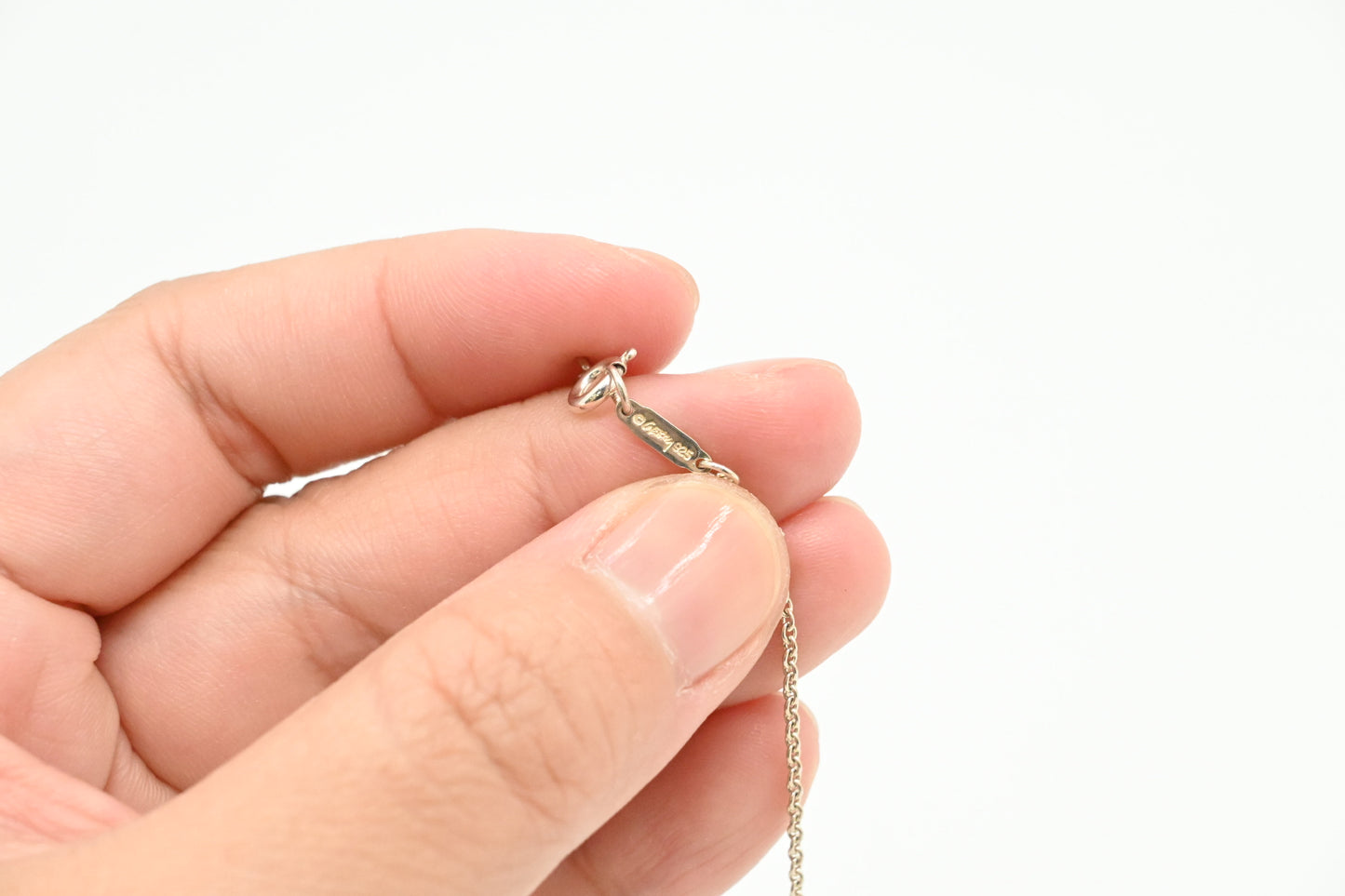 Tiffany & Co. Double Orchid Swirl Necklace in Sterling Silver