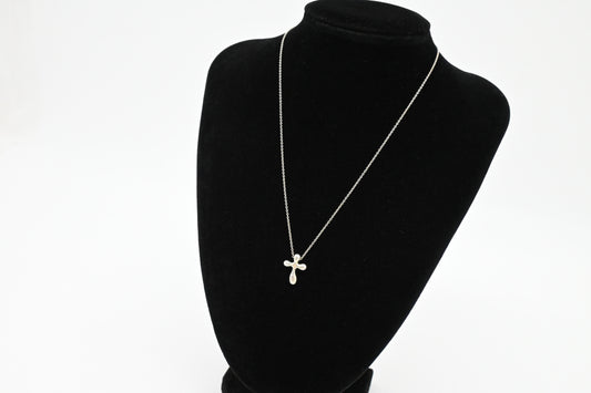 Tiffany & Co. Cross Necklace in Sterling Silver