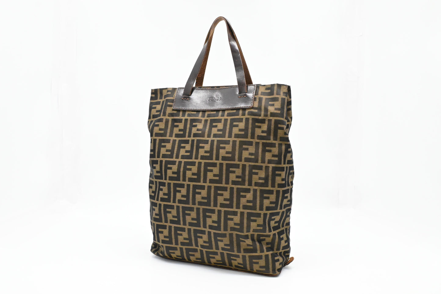 Fendi Folding Tote in Zucca Canvas