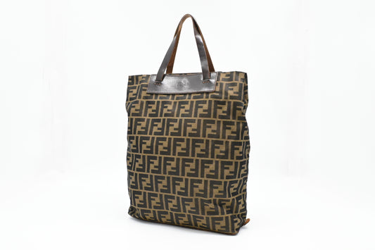 Fendi Folding Tote in Zucca Canvas