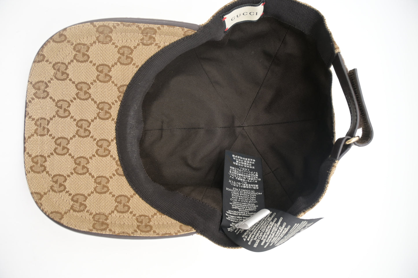 Gucci Cap in Beige GG Canvas