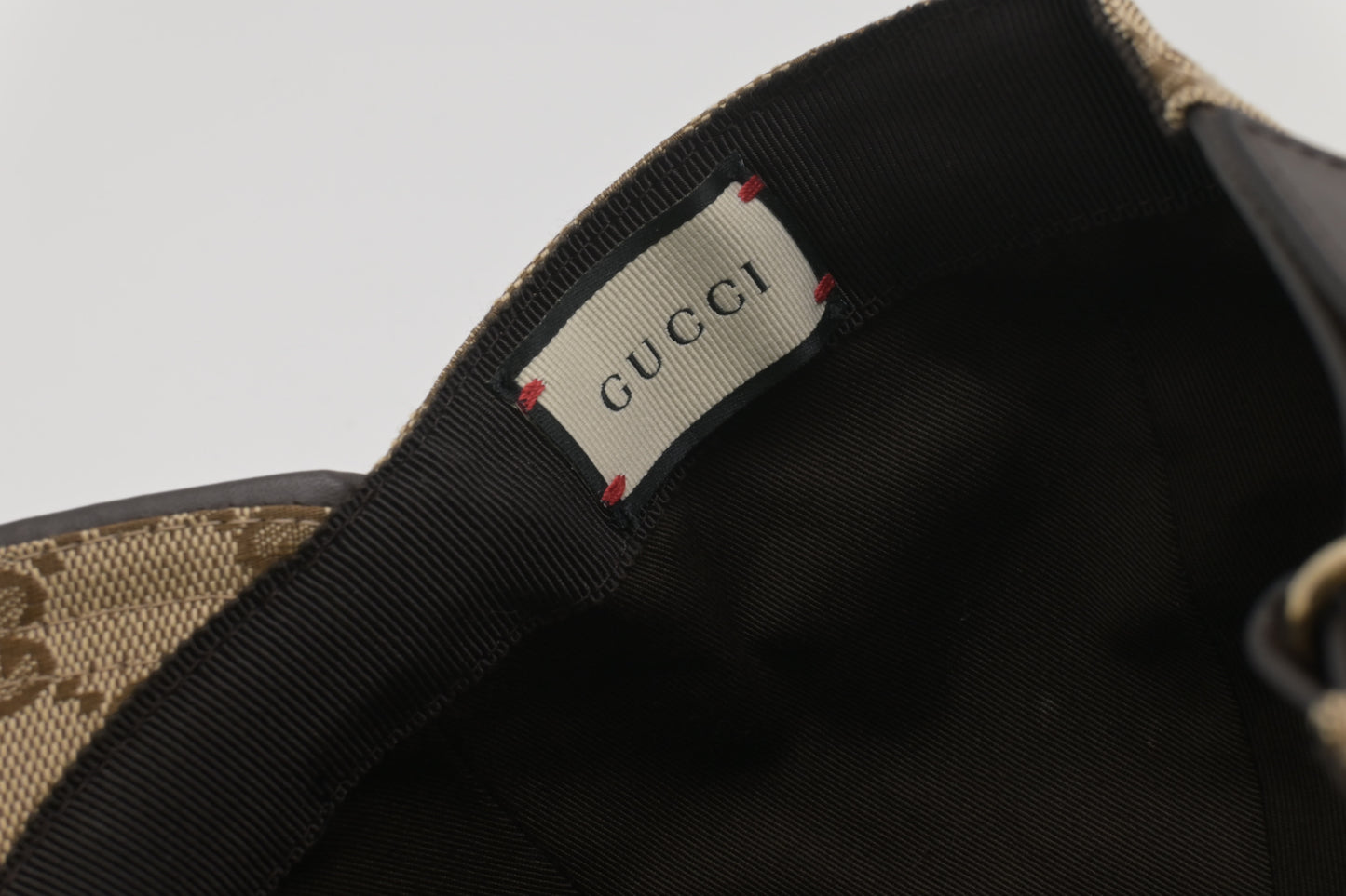 Gucci Cap in Beige GG Canvas