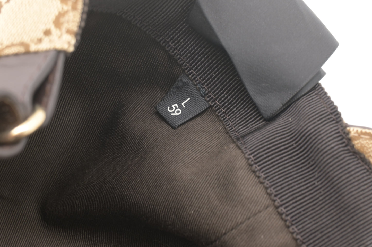 Gucci Cap in Beige GG Canvas