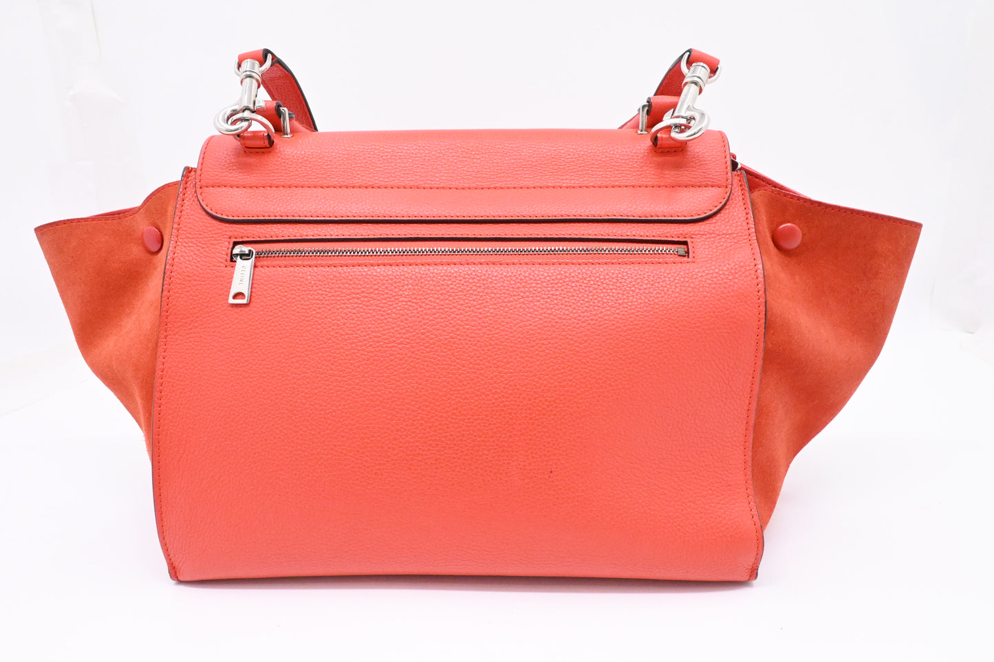 Celine Trapeze in Grapefruit Leather