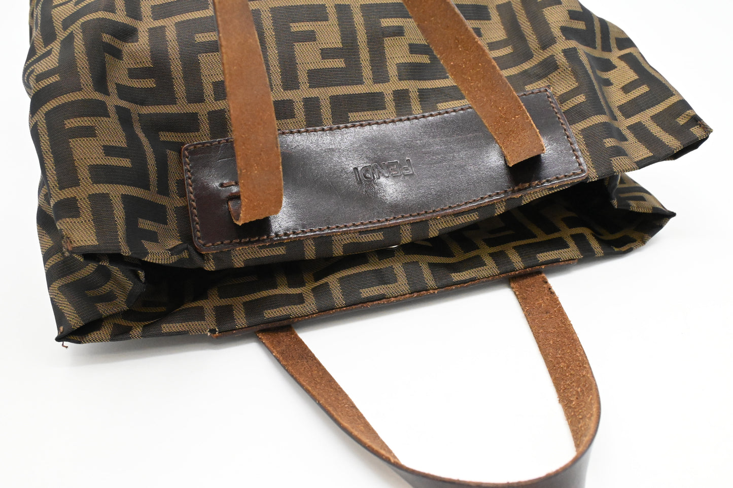 Fendi Folding Tote in Zucca Canvas